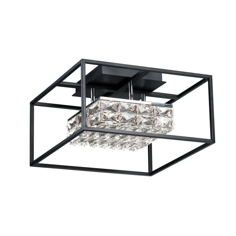 Black LED Flush Mount from the Zephyr Collection