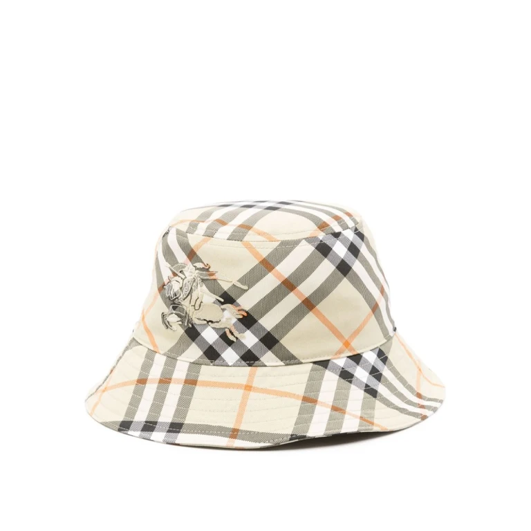 Burberry EKD Motif Vintage-Check Bucket Hat