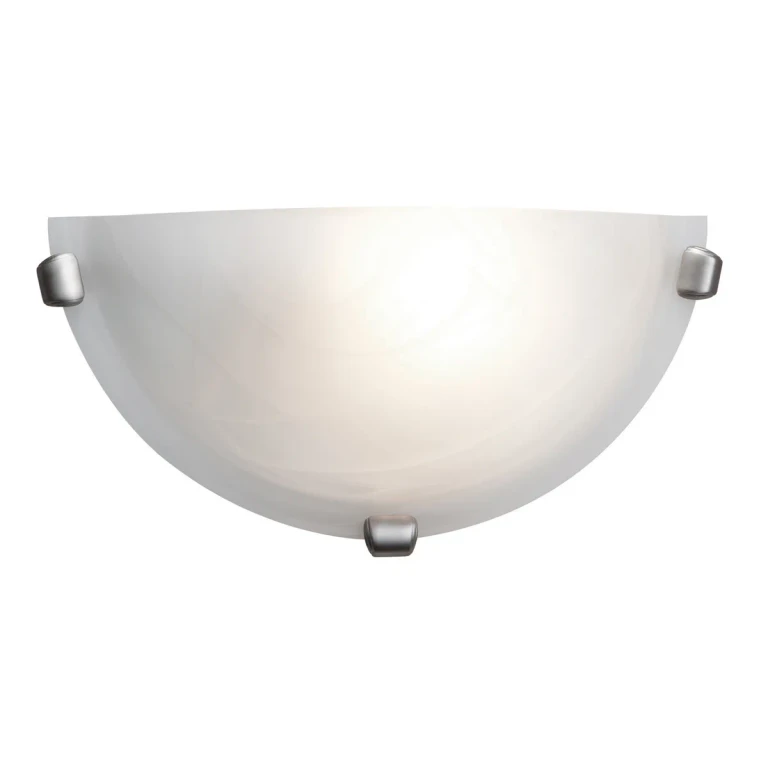 Brushed Steel LED Wall Sconce from the Mona Collection