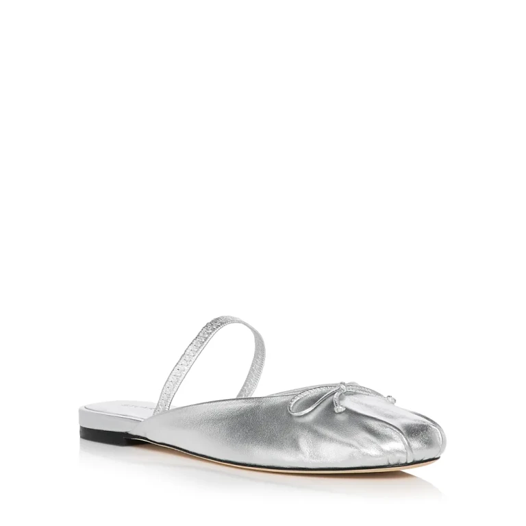 Stuart Weitzman Women's Prima Bow Ballet Flats