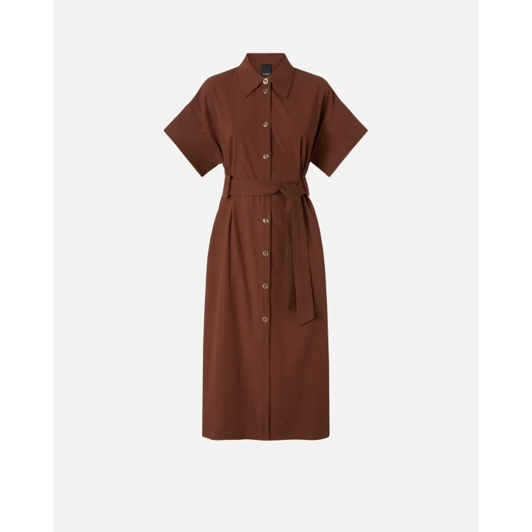 Pinko - Gürtel-Midi-Hemdblusenkleid