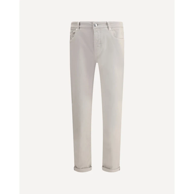 Jeans Brunello Cucinelli da uomo con risvolto