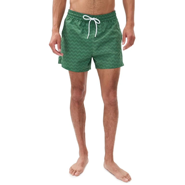 Missoni Badeshorts mittellang in Grüntönen