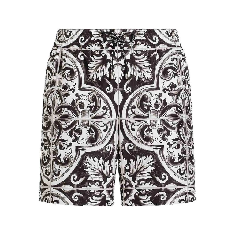 Dolce & Gabbana Swim Trunks With Pochette