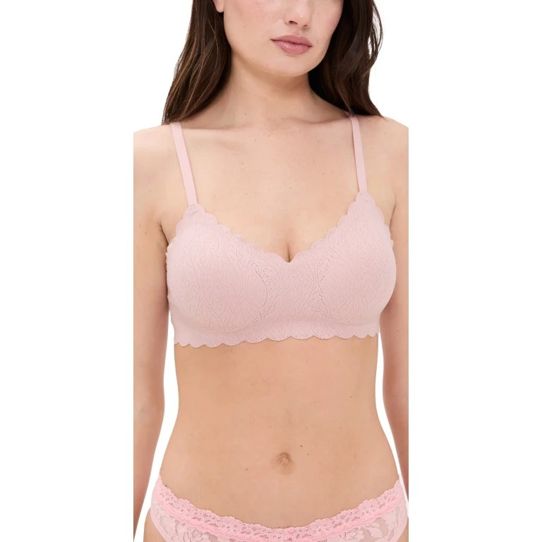 b. tempt'd by Wacoal B. Wow'd Lace Wirefree Bra Night XL