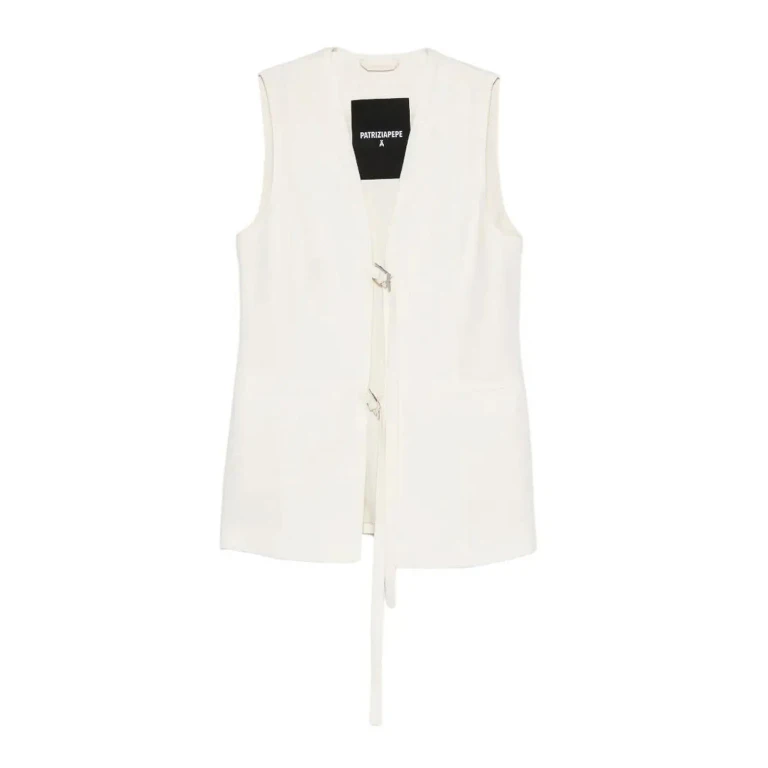 Patrizia Pepe Gilet - Blanc
