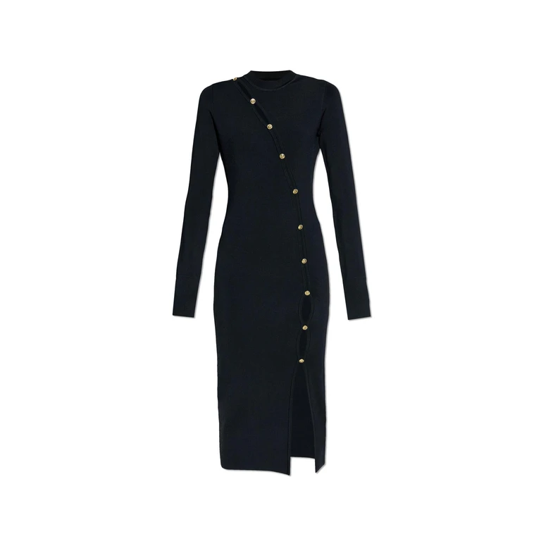 Dress Woman color Black (77HAOMB3CM61H899)