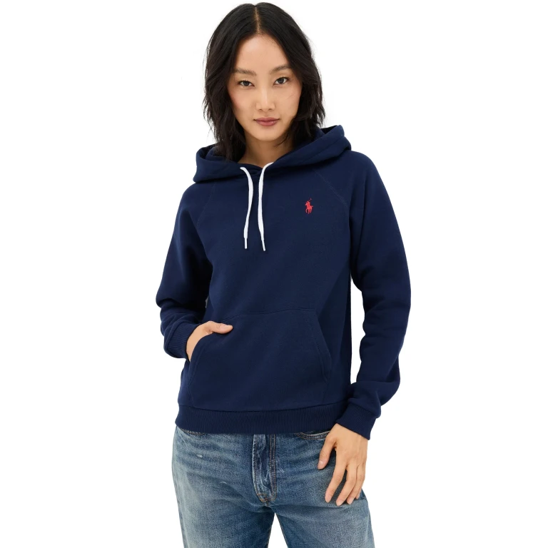 Polo Ralph Lauren Shrunken Hood Sweatshirt Cruise Navy S