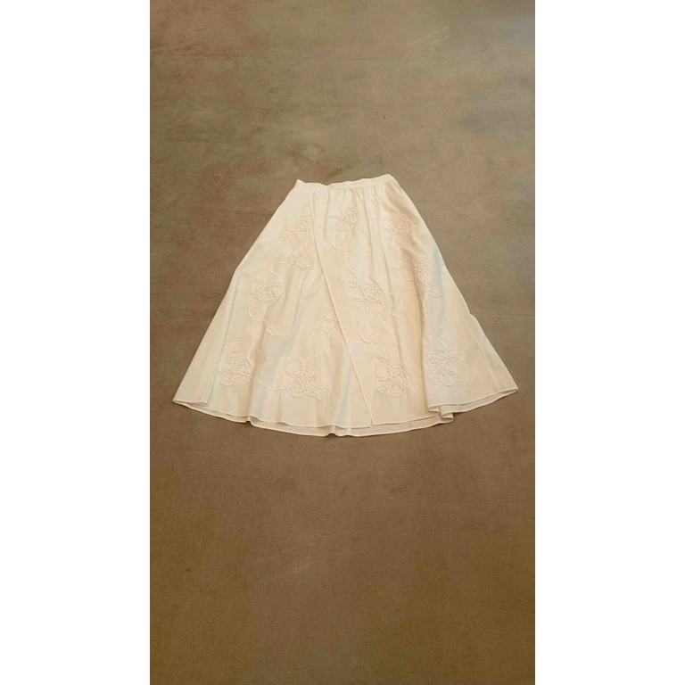 Liujo Gonna Con Spacco White Skirt - Women