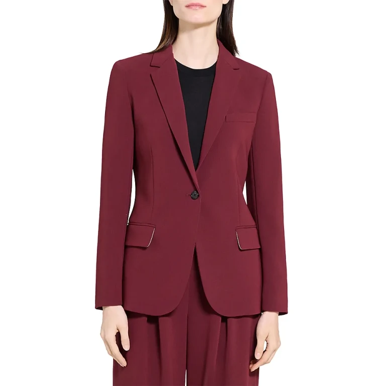 Theory Admiral Crepe Staple Blazer