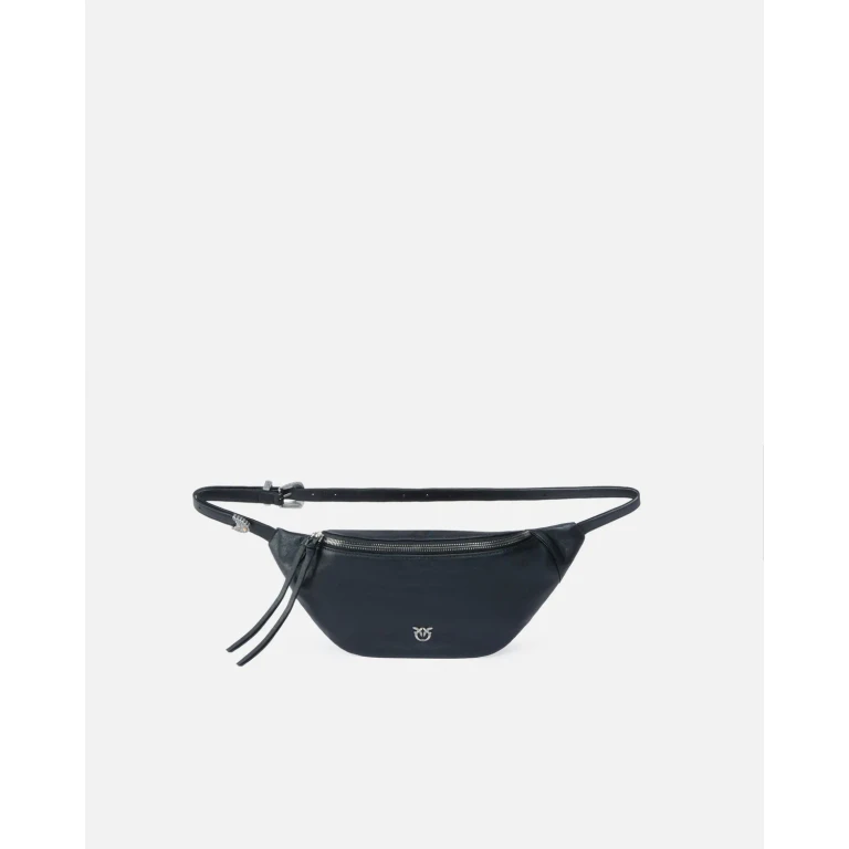 Pinko - Petit sac banane en cuir new biker