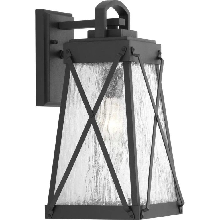 Black One Light Wall Lantern from the Creighton Collection