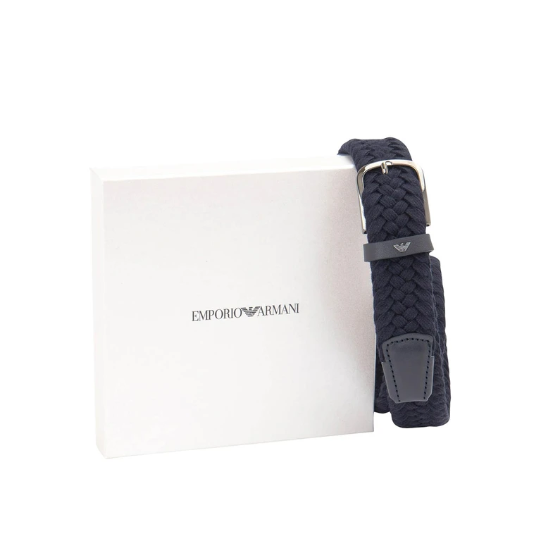 Emporio Armani Ceinture - Bleu