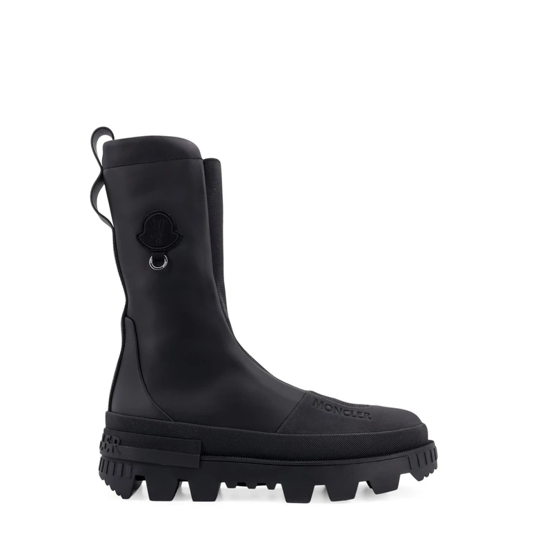 MONCLER GENIUS Boots Black Pelle/nylon /gomma - Women