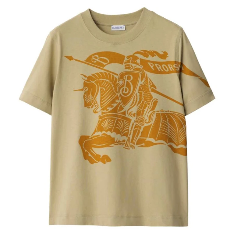 Burberry Equestrian Knight Print Short Sleeve T-Shirt, Size X-Small