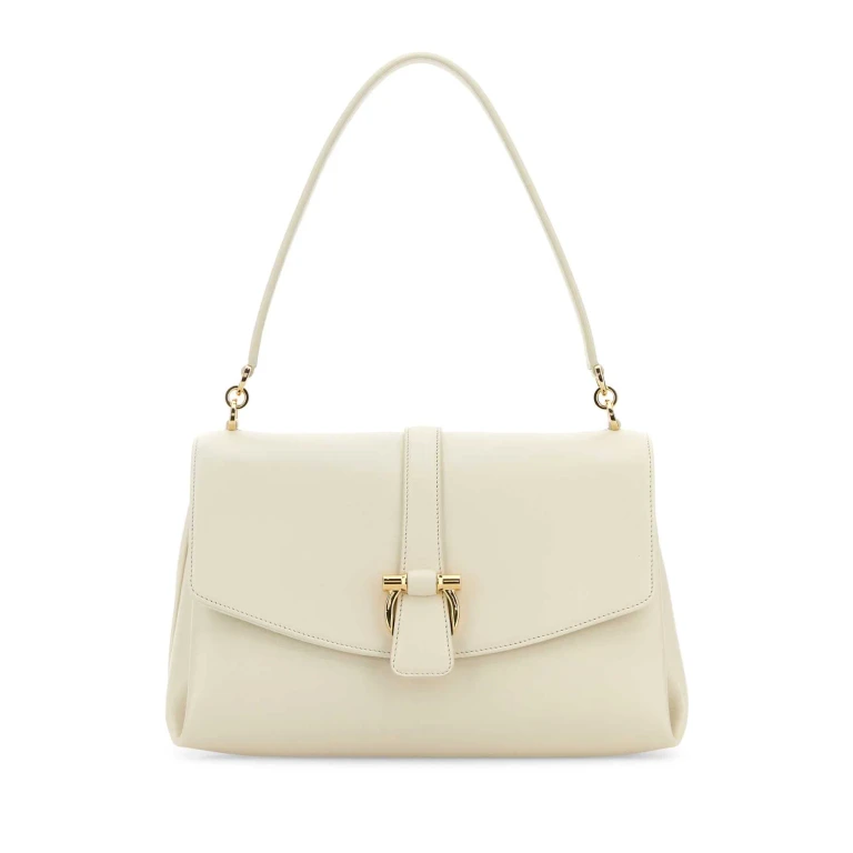 Calfskin Shoulder Bag (21A471791195MASCARPONE)