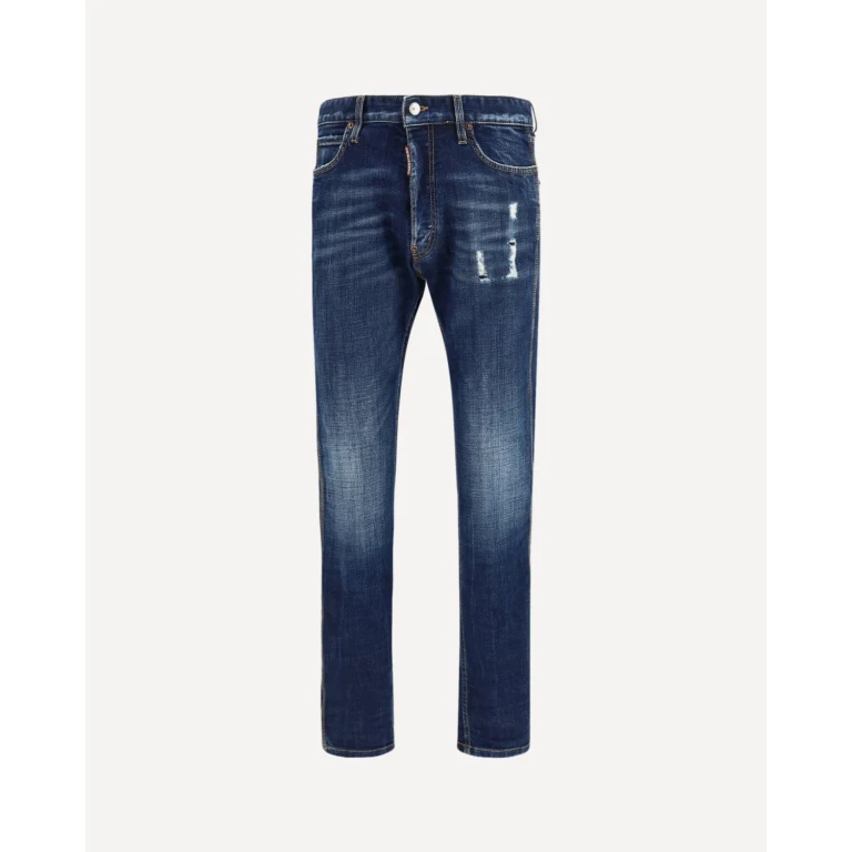 Calças de ganga Dsquared2 Teddy Mini Front para homem tamanho 44