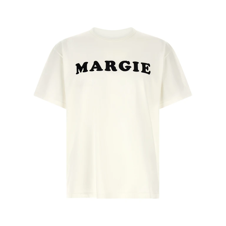 MM6 Maison Margiela Arc print T-shirt White Cotton - Men