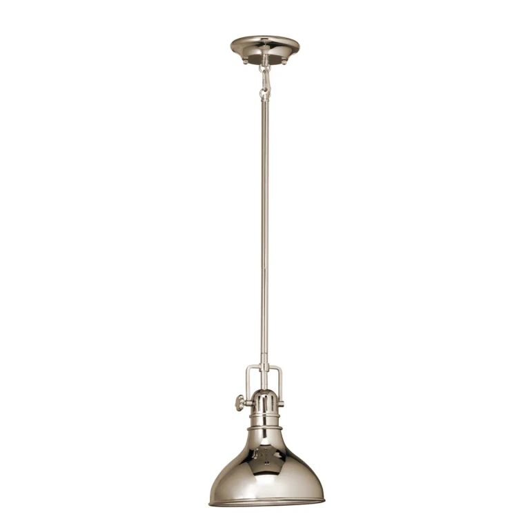 Hatteras Bay Mini Pendant in Polished Nickel