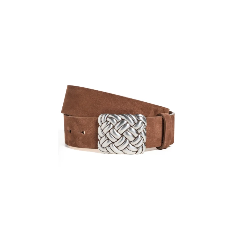 B-Low The Belt Weaver Nubuck Belt Macchiato Silver XS