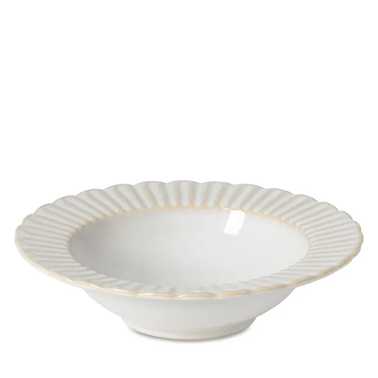 Costa Nova Cristal White Soup/Pasta Plate