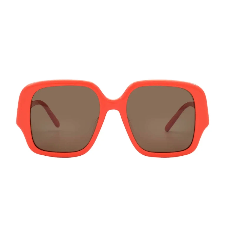 Loewe Brown Square Ladies Sunglasses LW40134U 42E 54