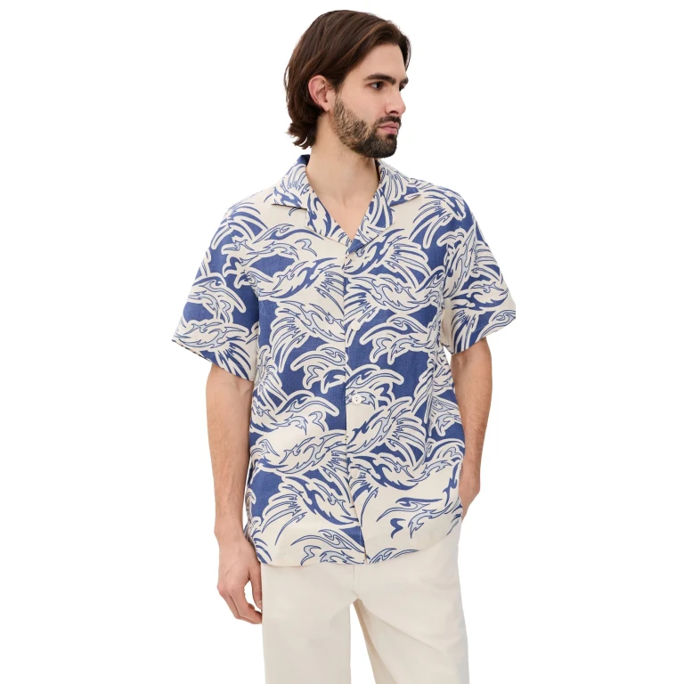 OAS Rogue Cuba Shirt Blue L