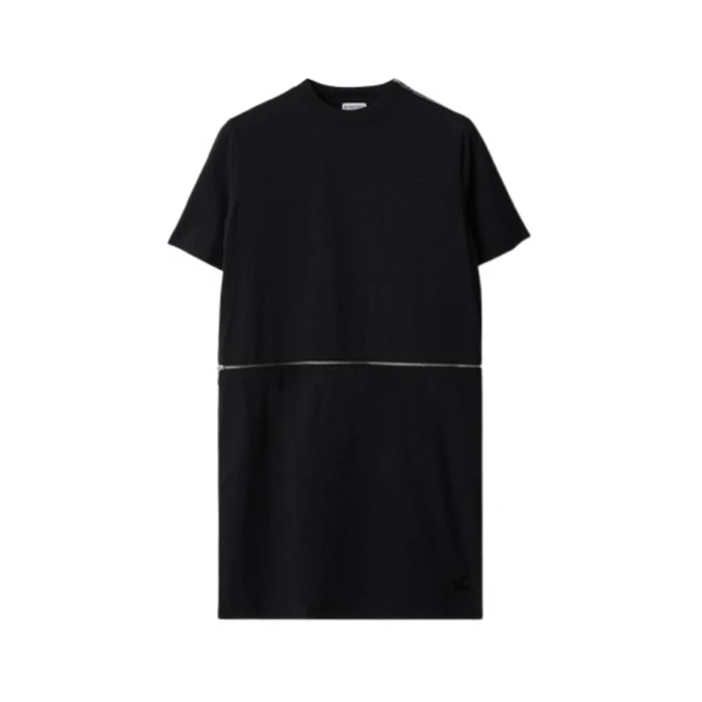 Burberry Womens Black Cotton Dress