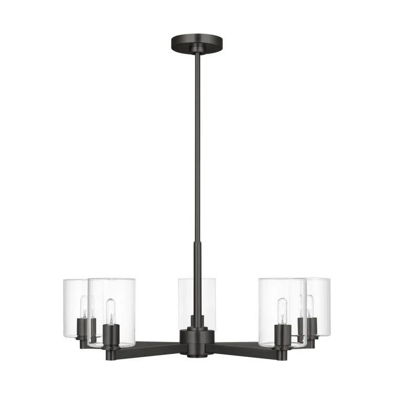 Midnight Black Chandelier from the Fullton Collection
