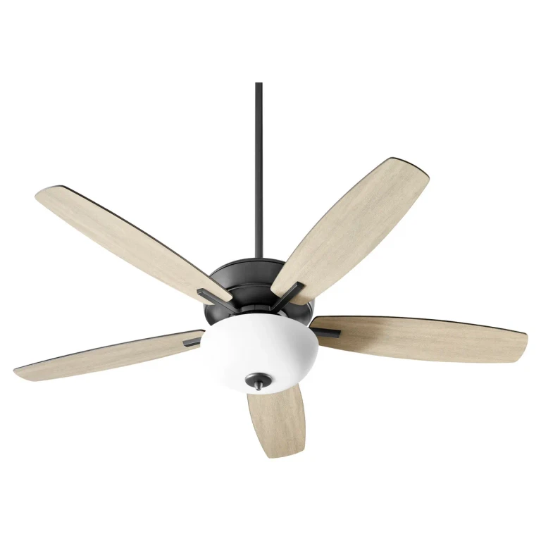 Textured Black 52"Ceiling Fan from the Breeze Collection