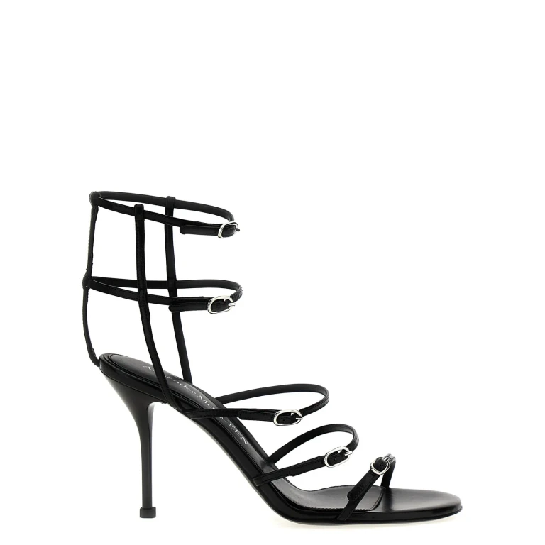 Alexander McQueen Riemchensandalen aus Leder