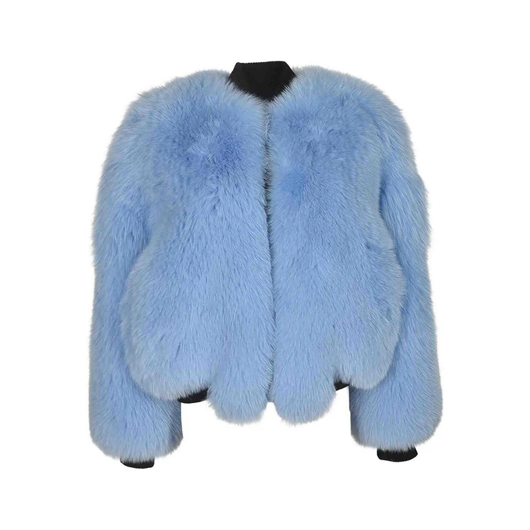 Numero Otto Manteau Court - Bleu Clair