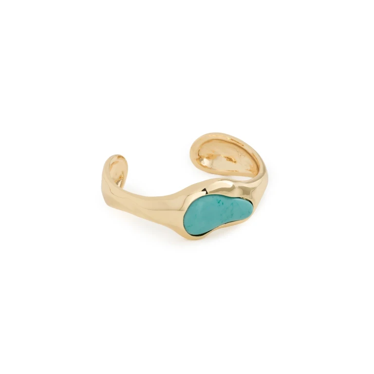 Ettika Hidden Gem Cuff In Turquoise Turquoise One Size
