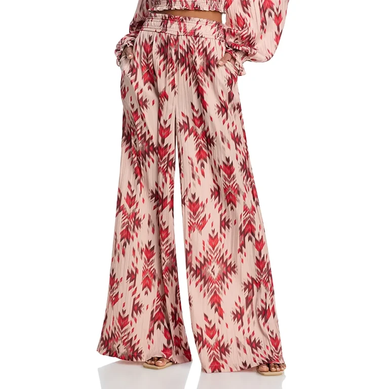 L'Agence Lyra Smocked Waist Pants