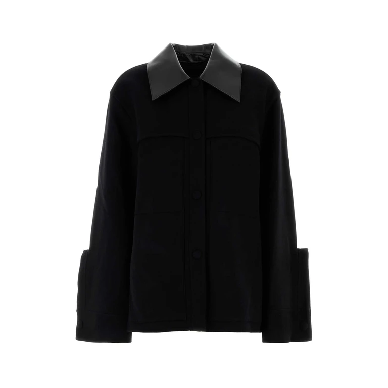 Jil Sander Black Wool Jacket 001 Exterior: Giubbini - Women
