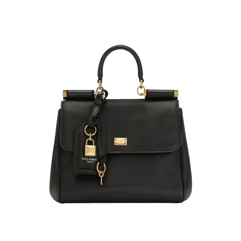 Dolce & Gabbana Small My Sicily Leather Shoulder Bag