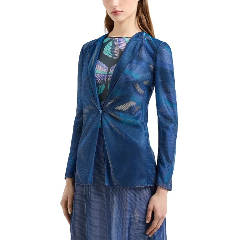 Emporio Armani Iridescent Jersey Blazer