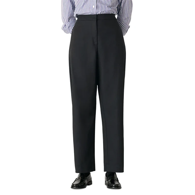 Whistles Side Pleat Tapered Trousers