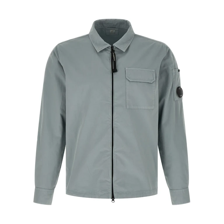 C. P. COMPANY Jacket Men color Gnawed Blue (20CMOS705A110143G809)