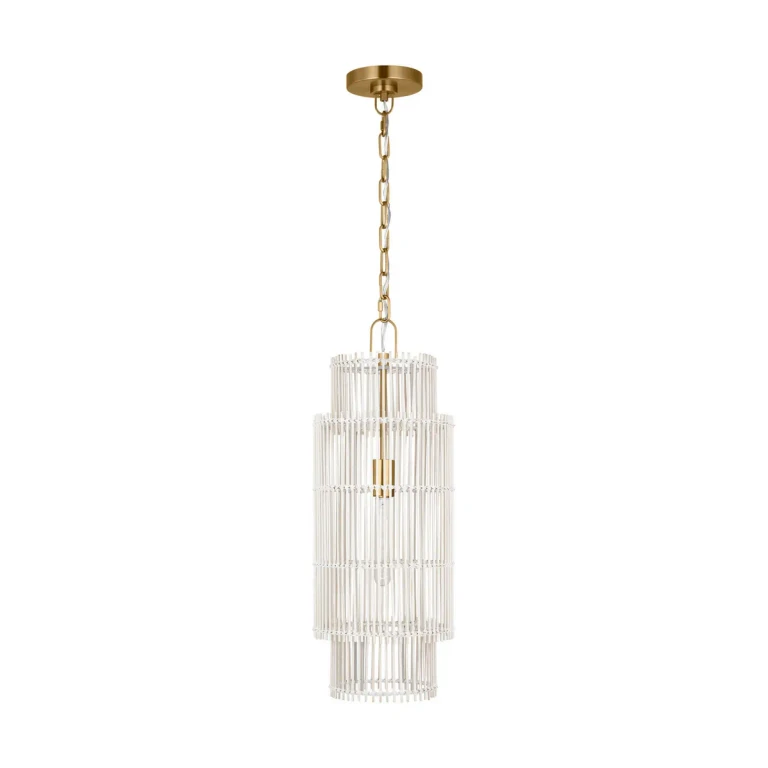 Burnished Brass Pendant from the Elio Collection