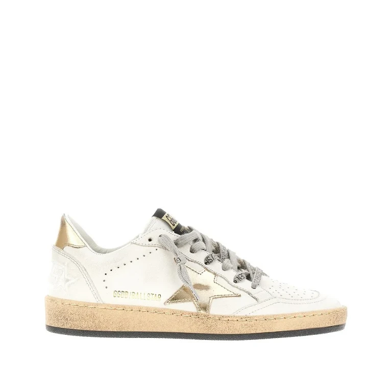 Ténis de couro Golden Goose Ballstar para mulher