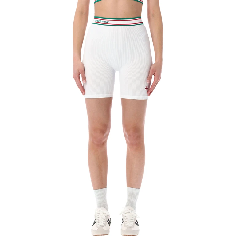 Casablanca Seamless Tennis shorts White Polyamide - Women
