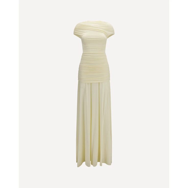 SELF-PORTRAIT Draped jersey maxi Dress Female 12