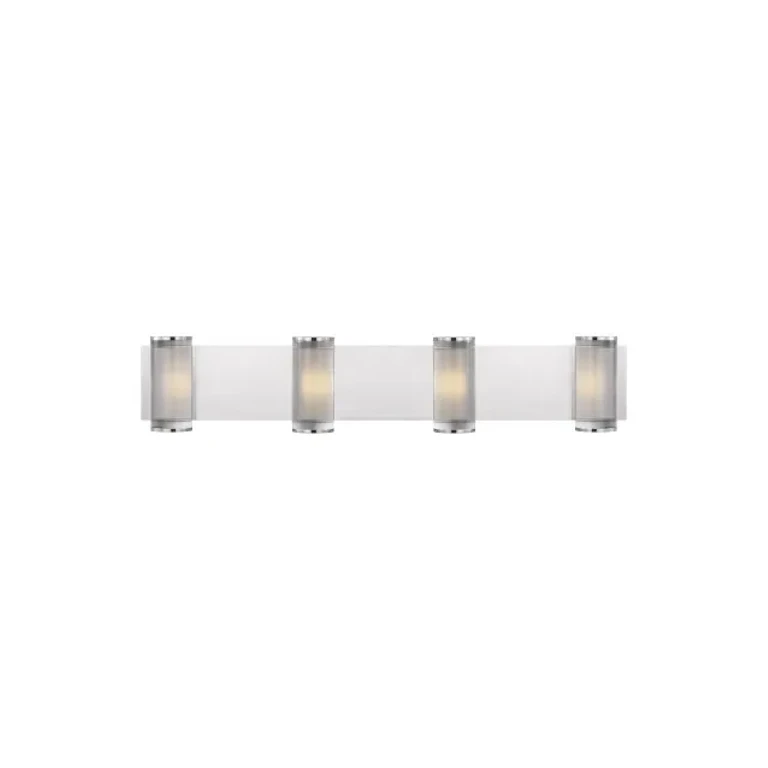 Polished Nickel LED Wall Sconce from the Esfera Collection