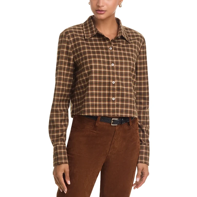 Wayf Clover Cropped Shirt