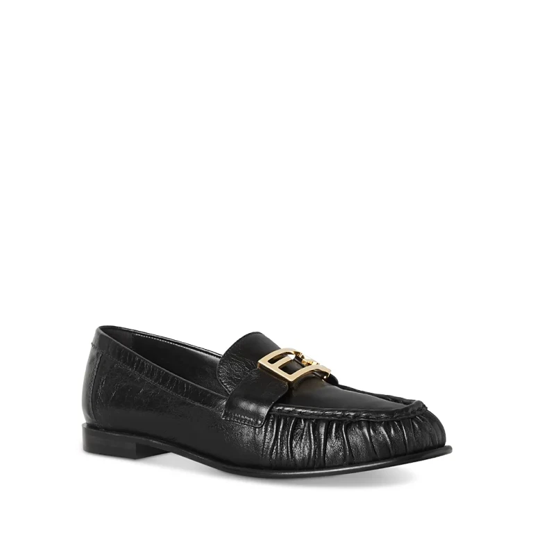 Fendi Women's Baguette Leather Loafers