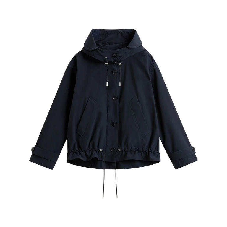 Woolrich Coats Beige Fabric - Women