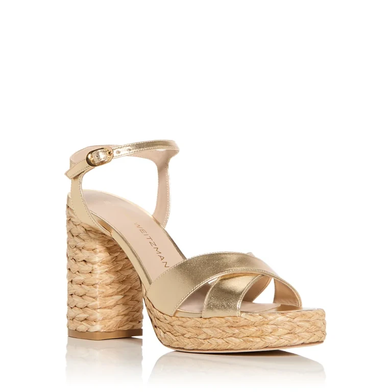 Stuart Weitzman Women's Dayna Espadrille Platform Sandals