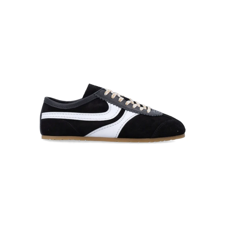 Dries Van Noten suede retro womans sneakers Black Upper - Women