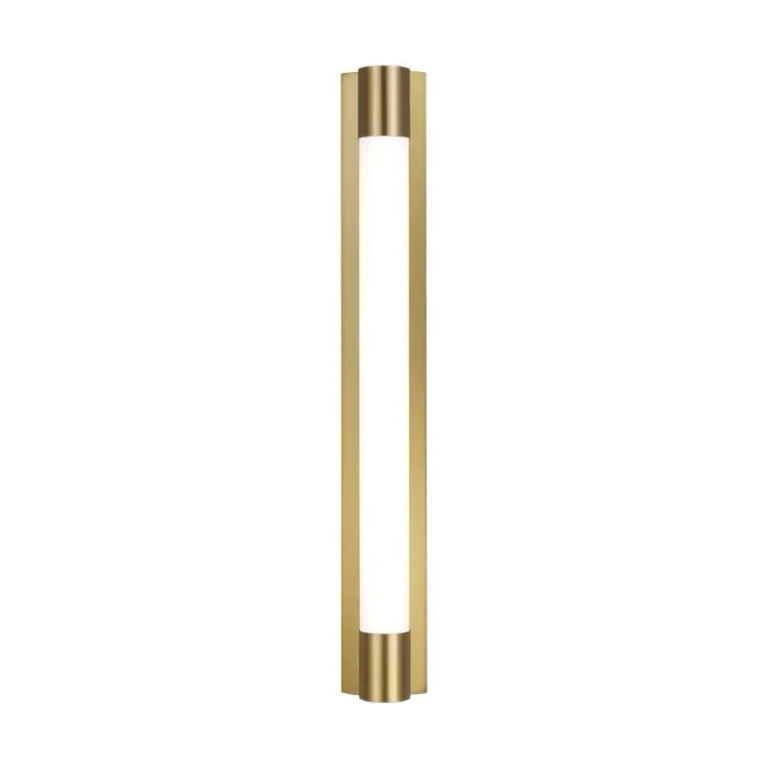 Visual Comfort Studio Loring Bathroom Vanity Light in Burnished Brass by Chapman & Myers